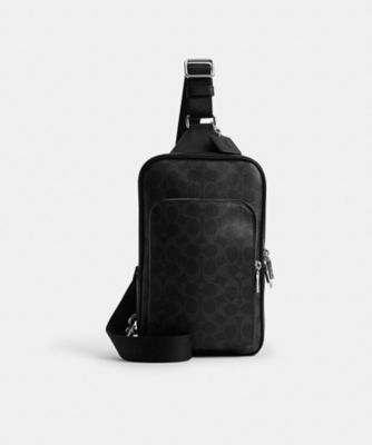 ＜COACH＞フェリックス　スリング　バッグ・シグネチャー　キャンバス